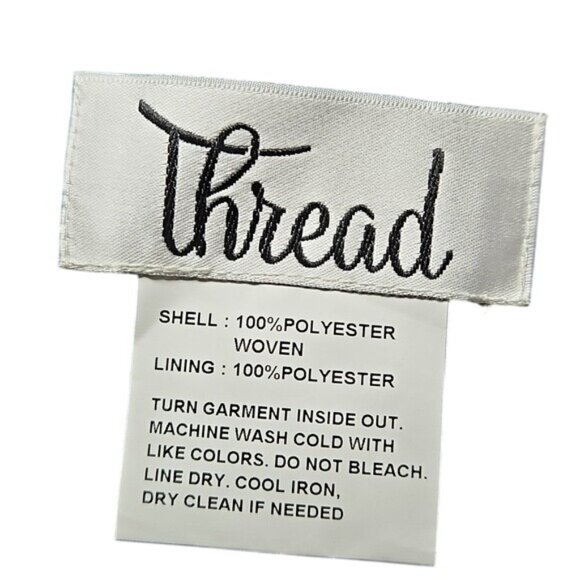 Thread Skinny Strap Deep V-Neck Crepe Trumpet Gown Front Slit Size 8 New Black - Picture 9 of 11